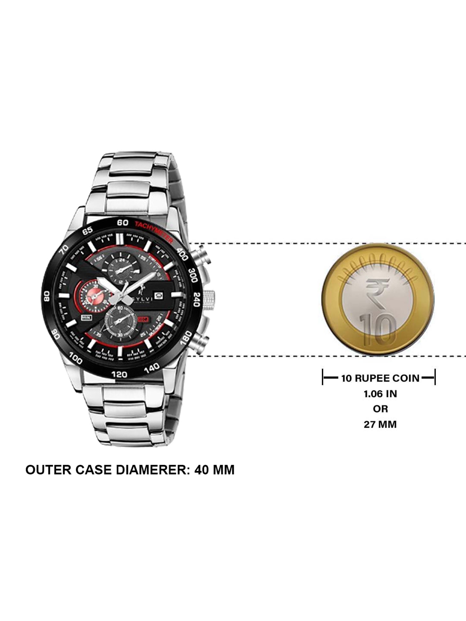 Sylvi EFR556-TIMEGRAPHER Chronograph Watch for Men