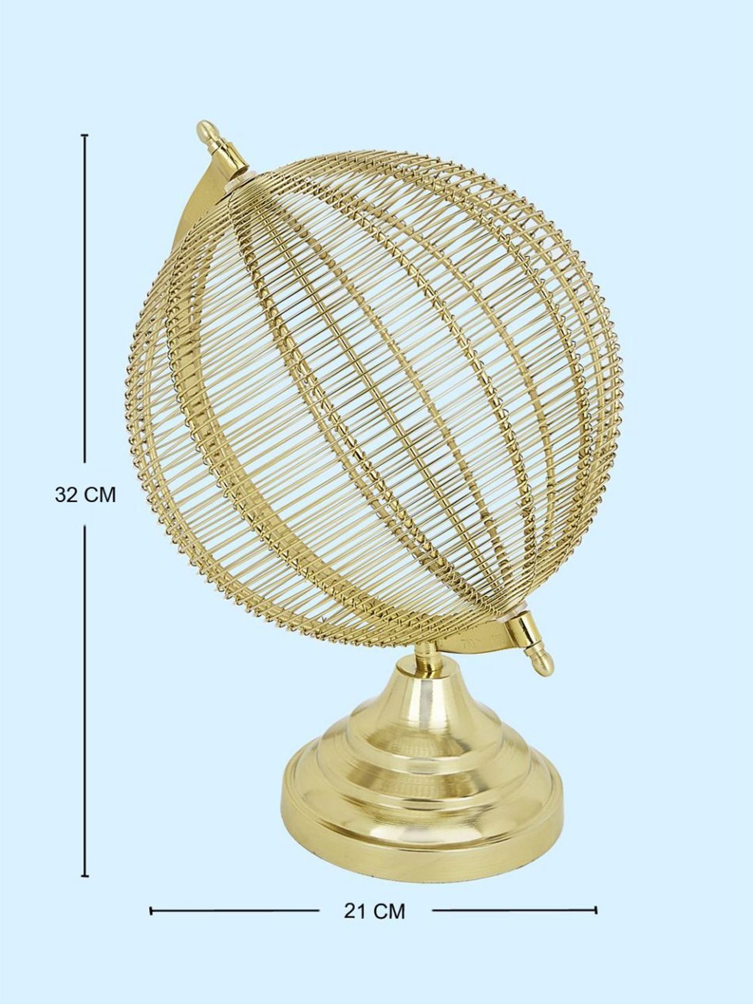 Living Scapes by Pantaloons Gold Iron Figurine Art Pieces