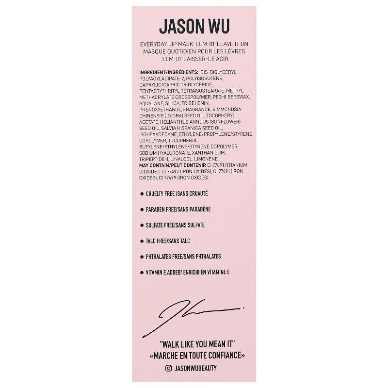 Jason Wu Beauty Everyday Lip Mask - Leave it On - 0.09oz