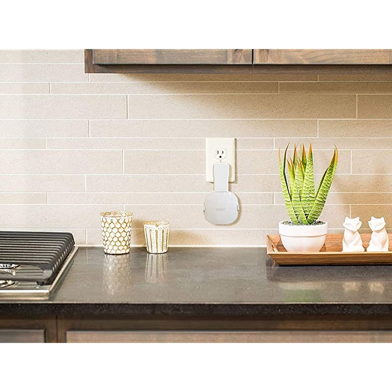 Wall Mount Holder for eero mesh WiFi Router for Both 15W and 24W Plugs No Messy Wires | Space Saving | Easily Be Moved Outlet Mount Hanger for eero WiFi System 1 Pack