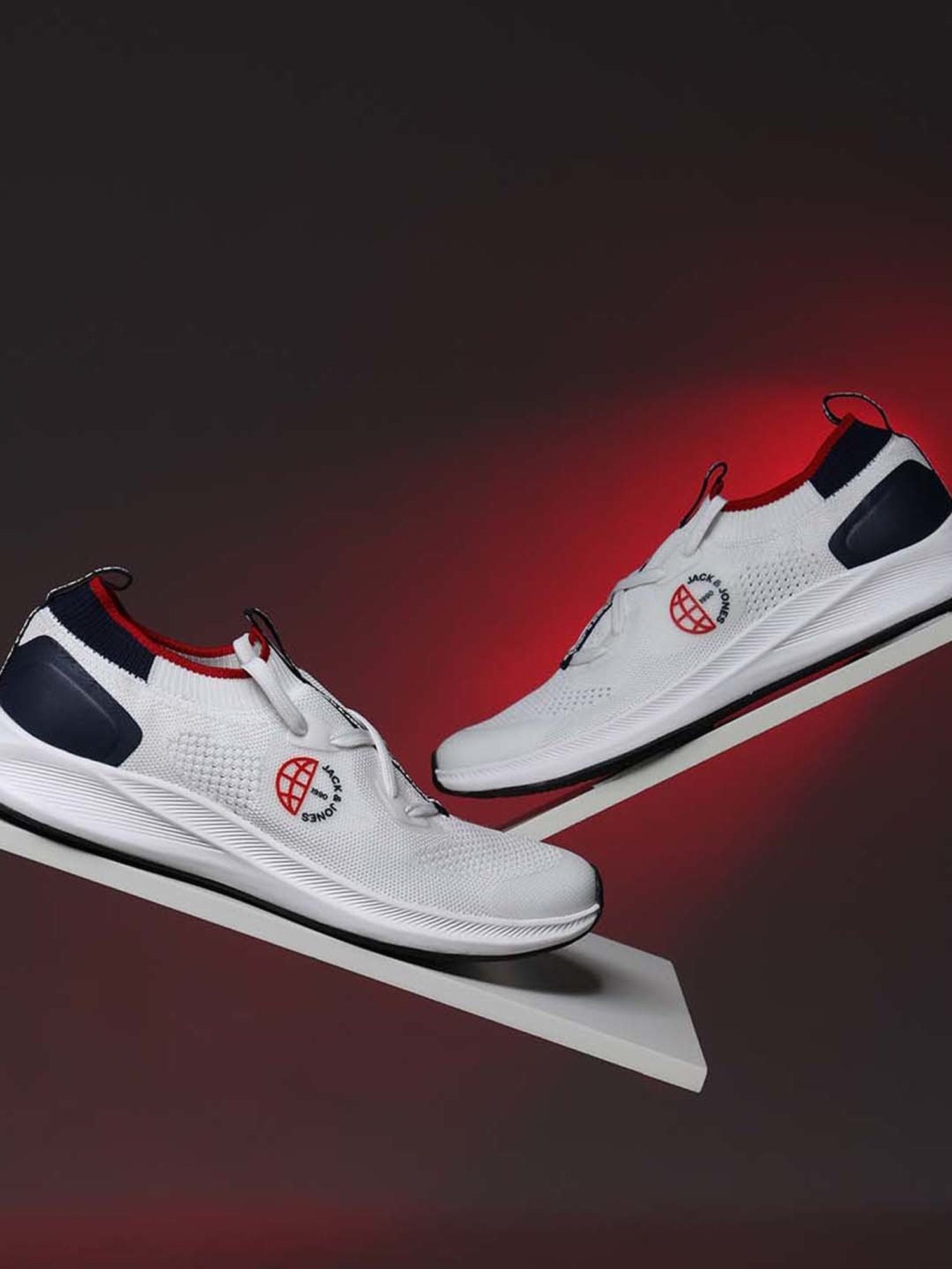 Jack & Jones Men's Bright White Casual Sneakers