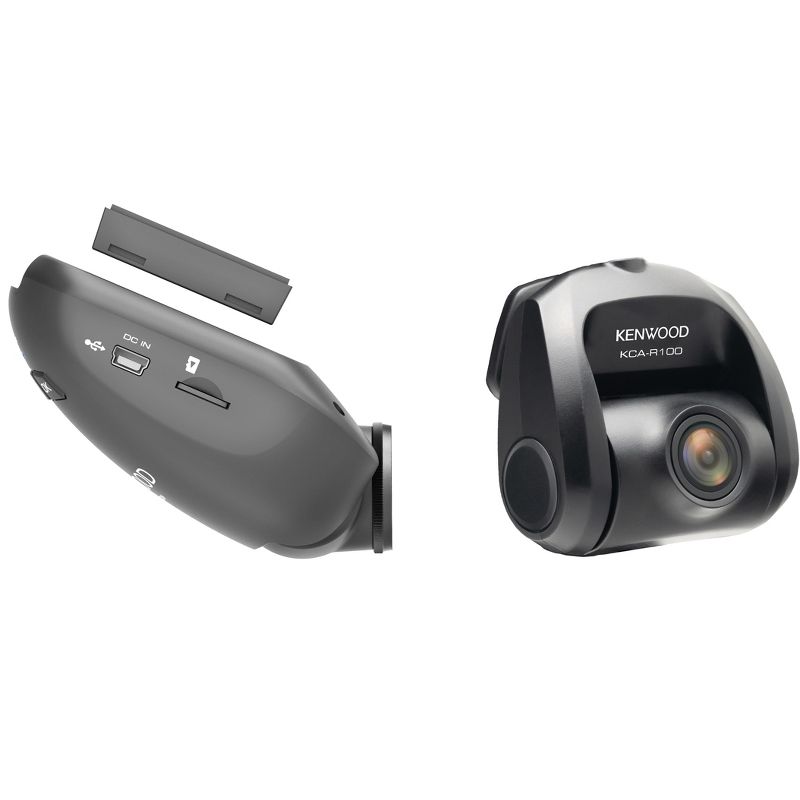 Kenwood DRV-A700WDP Wide Quad HD Front Camera w/ 1080P Rear Camera System