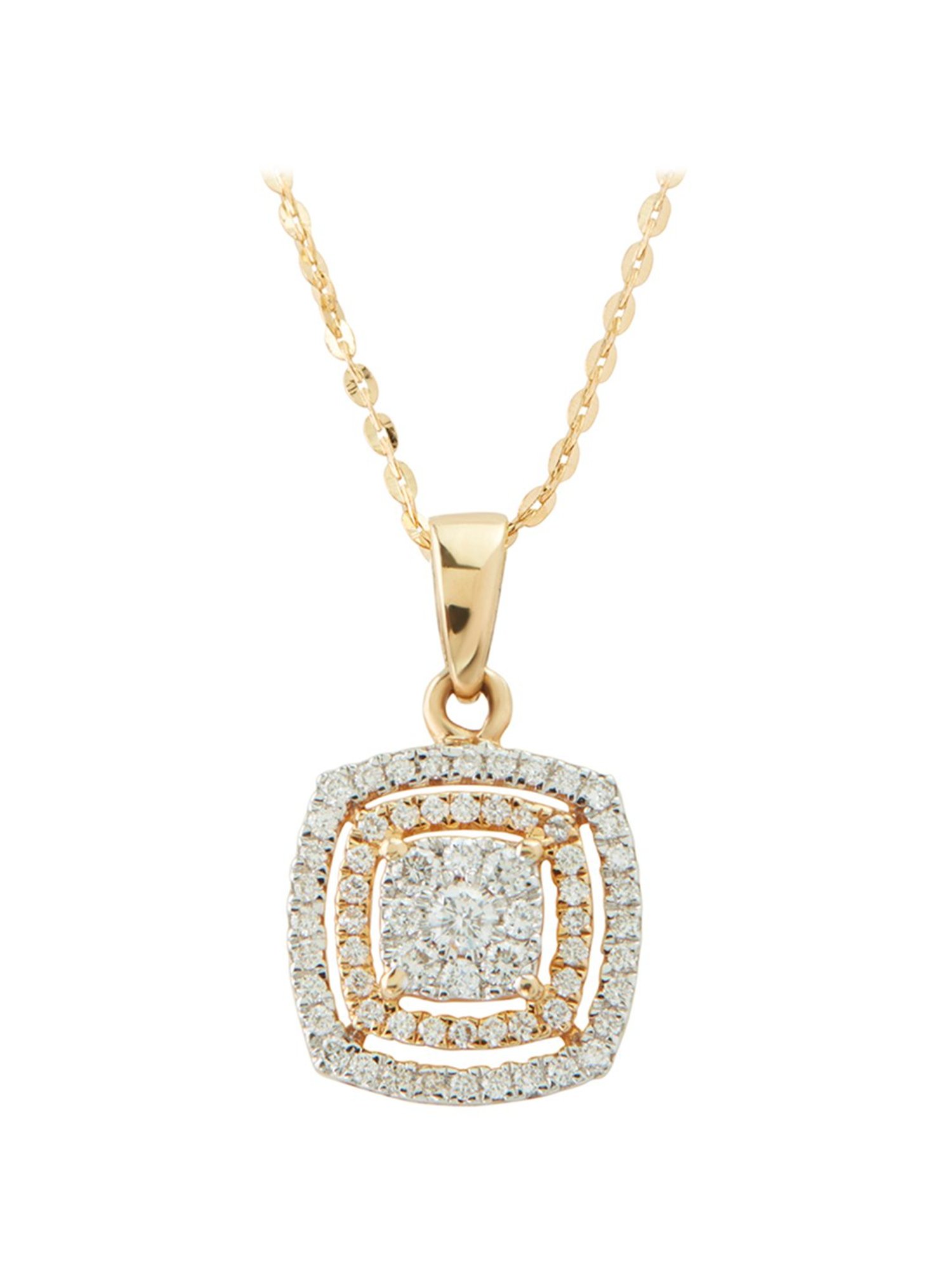 Waman Hari Pethe Jewellers 18k Gold & Diamond Pendant without Chain for Women
