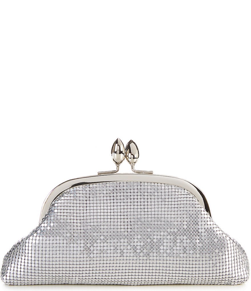 Kate Landry Satin Buckle Clutch Bag