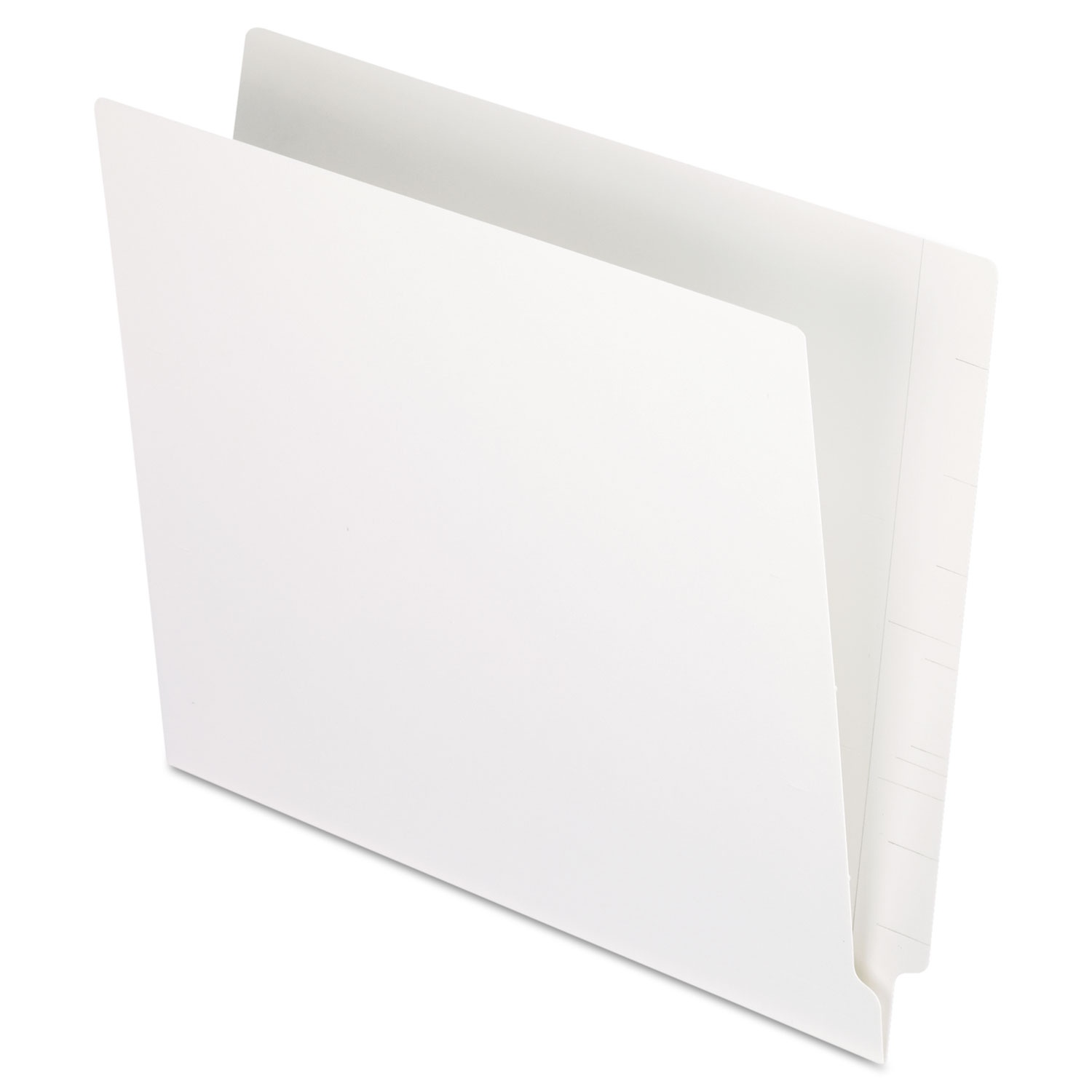Pendaflex Reinforced End Tab Folders Two Ply Tab Letter White 100/Box H110DW