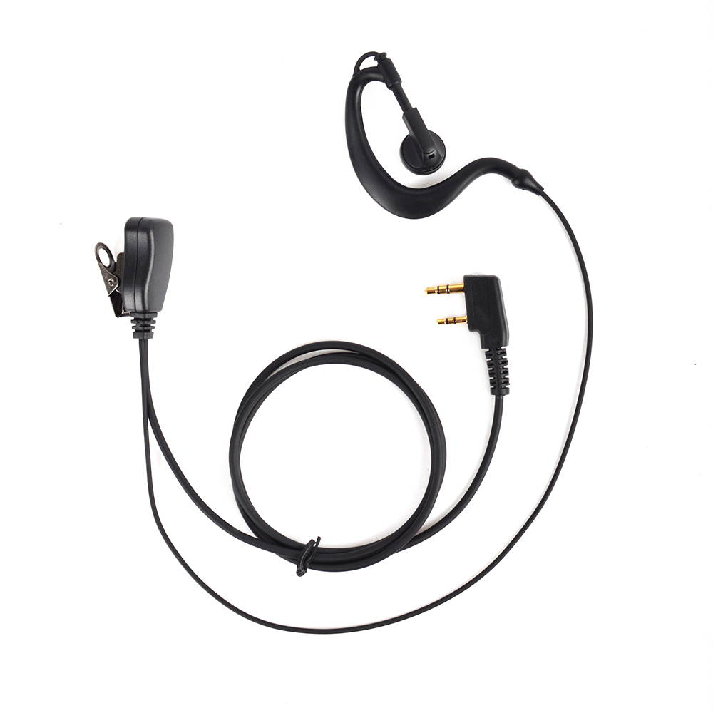 HYS Earpiece 2 Pin G Shape  for Baofeng  UV-5R UV-5RA Kenwood  TK3160 TK3102 TK3107 Two Way Radio