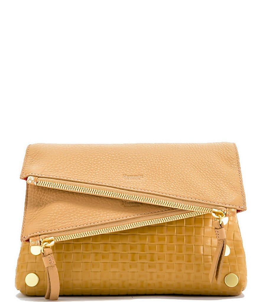 Hammitt Dillon Snake Print Leather 6-Way Flap Small Crossbody Bag