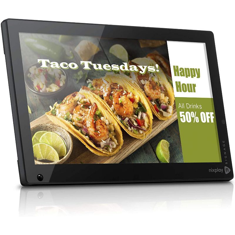 Nixplay 15.6 Inch Simple, scalable and Stunning Digital Signage, Ready to use Right Out of The Box, Remote Content Management, Free Software Trial Included