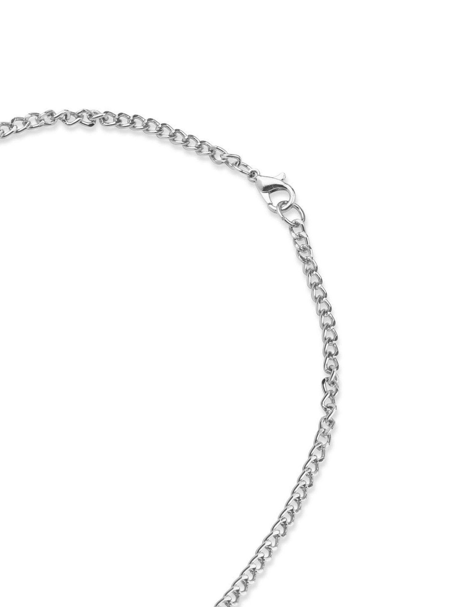 The Bro Code Engraved Silver-Plated Bullet Pendant Necklace for Men