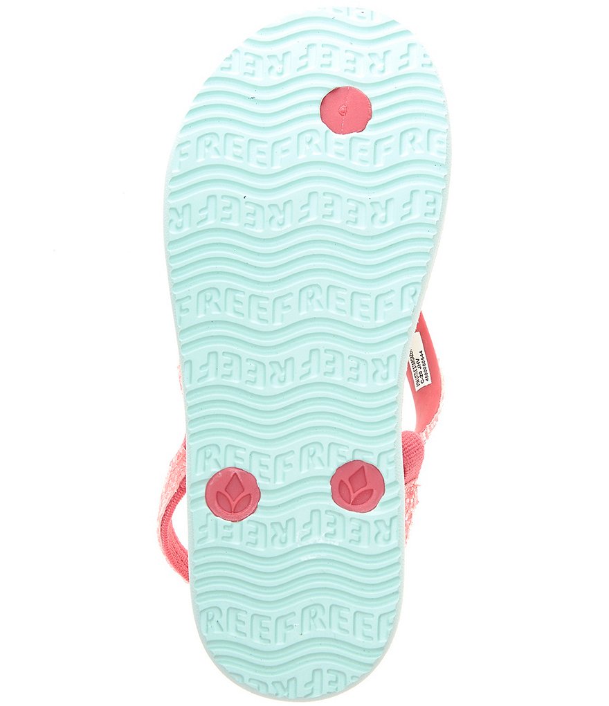 Reef Girls' Little Stargazer Pineapple Flip Flops (Infant)