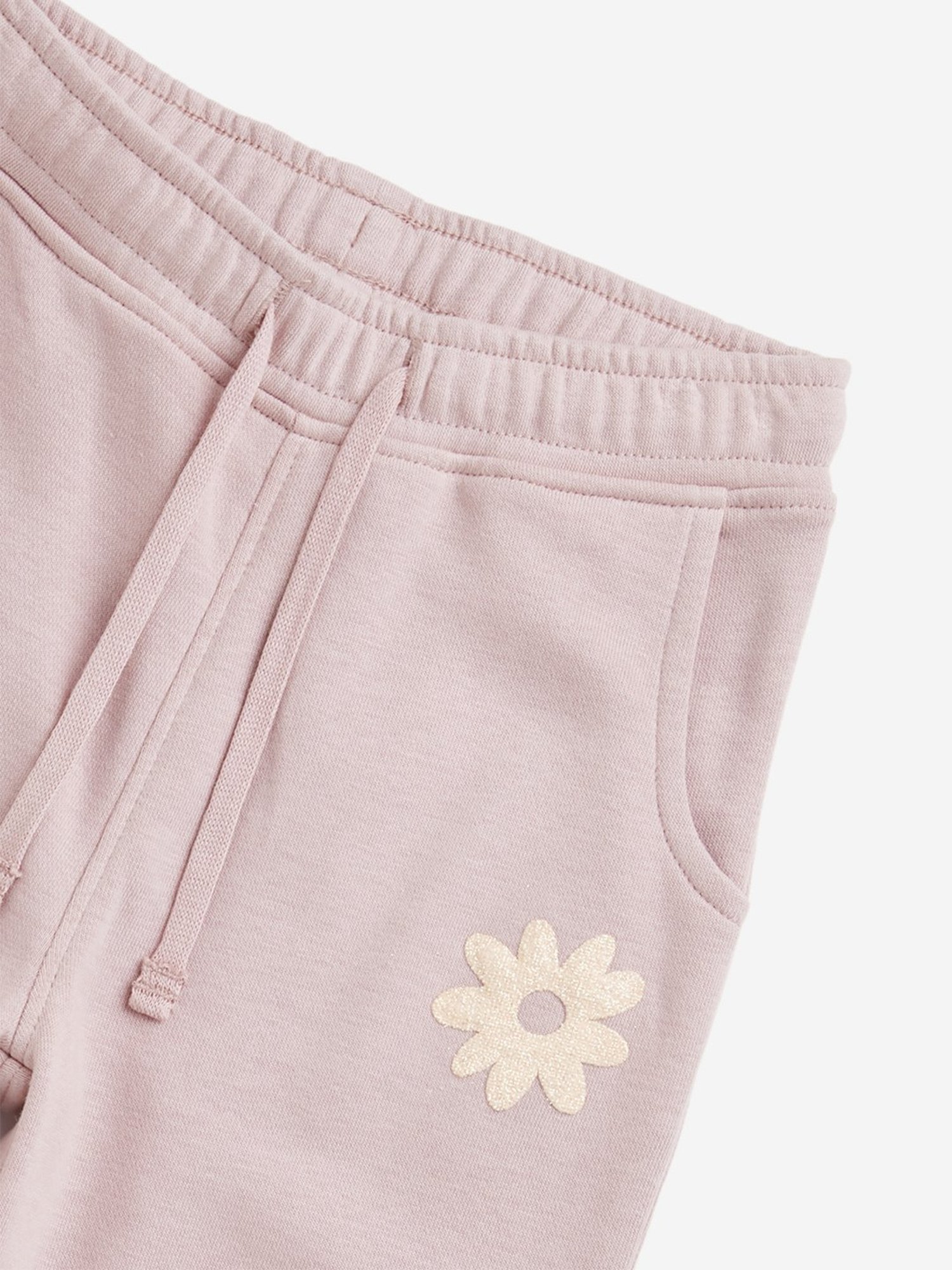 H by Hamleys Girls Pink Solid Joggers