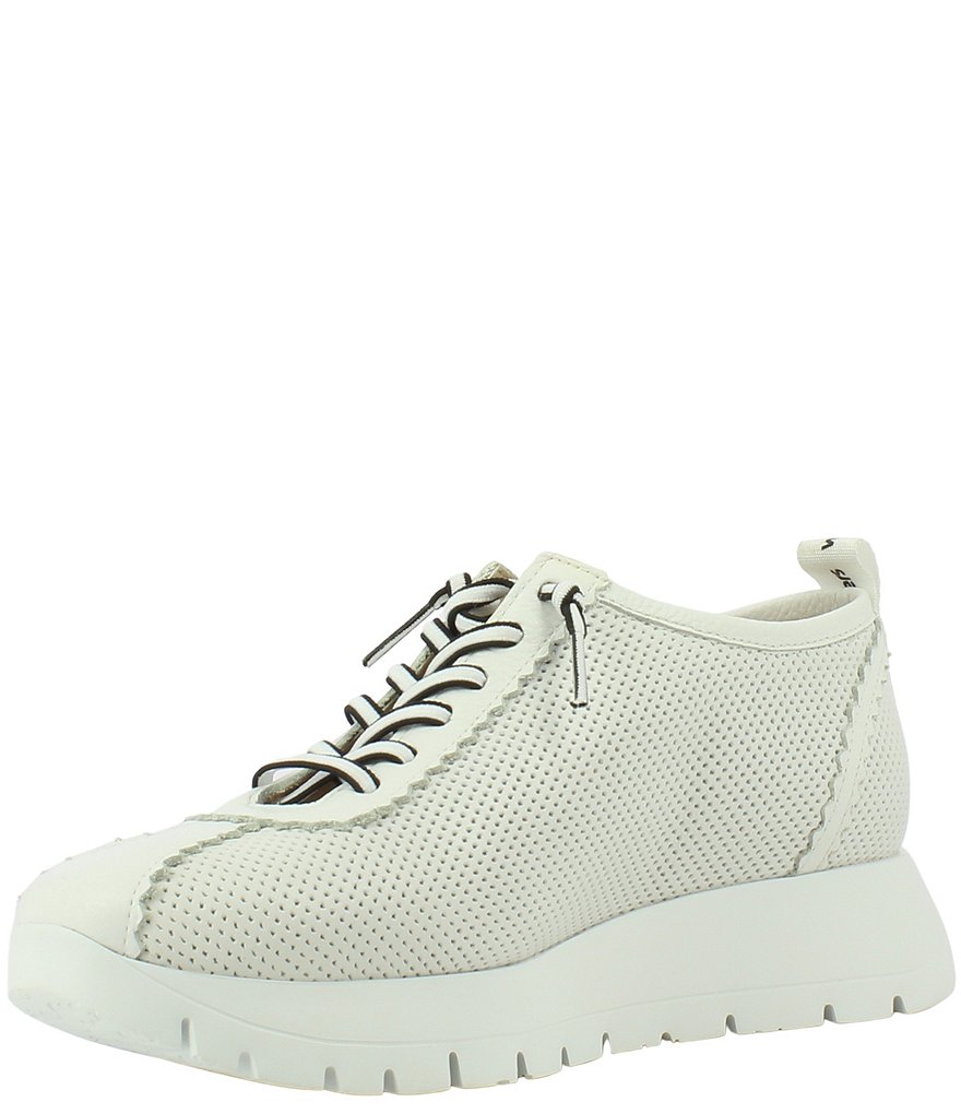 Wonders CJ Perforated Leather Extra Light Platform Sneakers