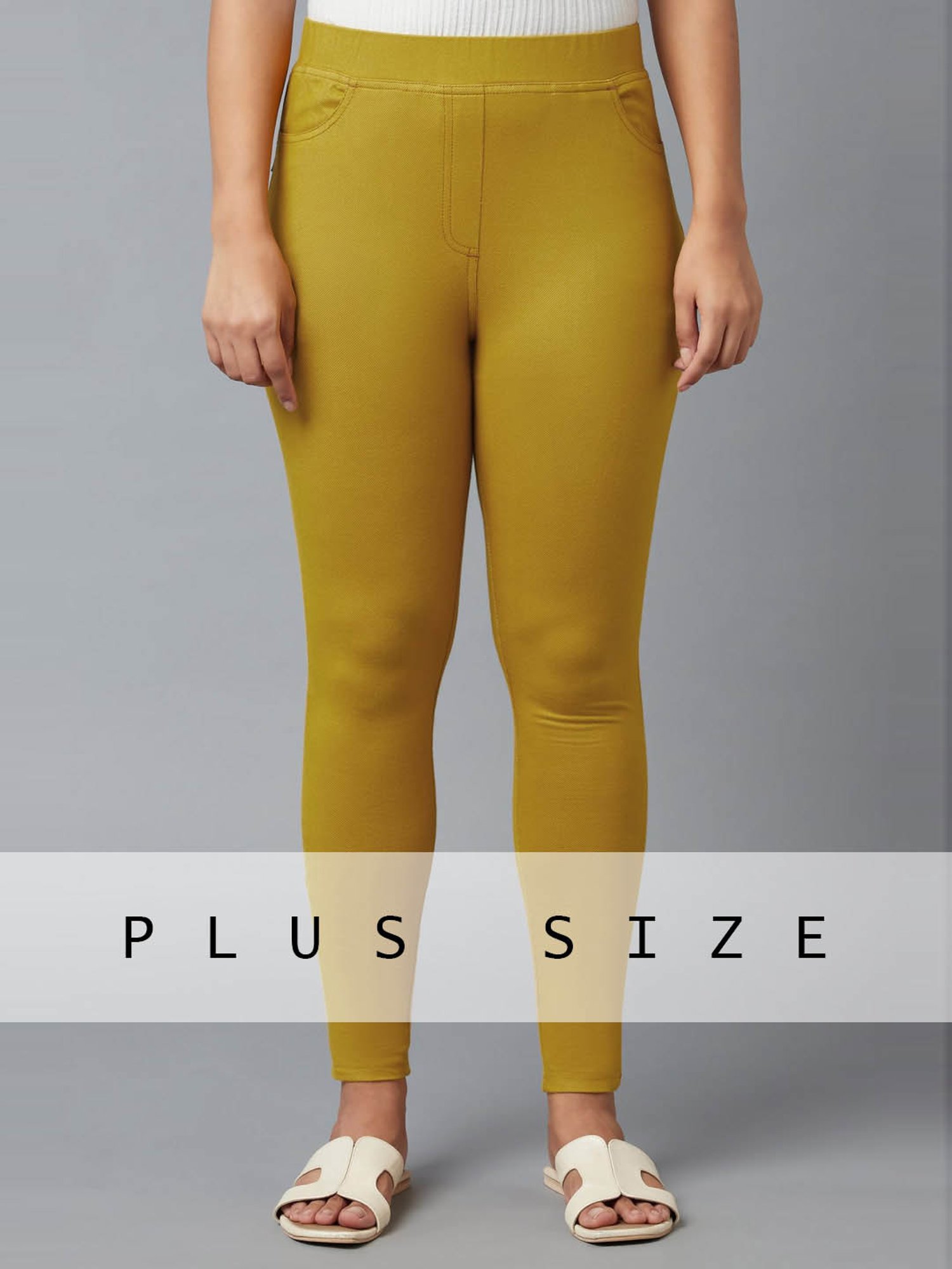 Elleven from Aurelia Olive Green Jeggings