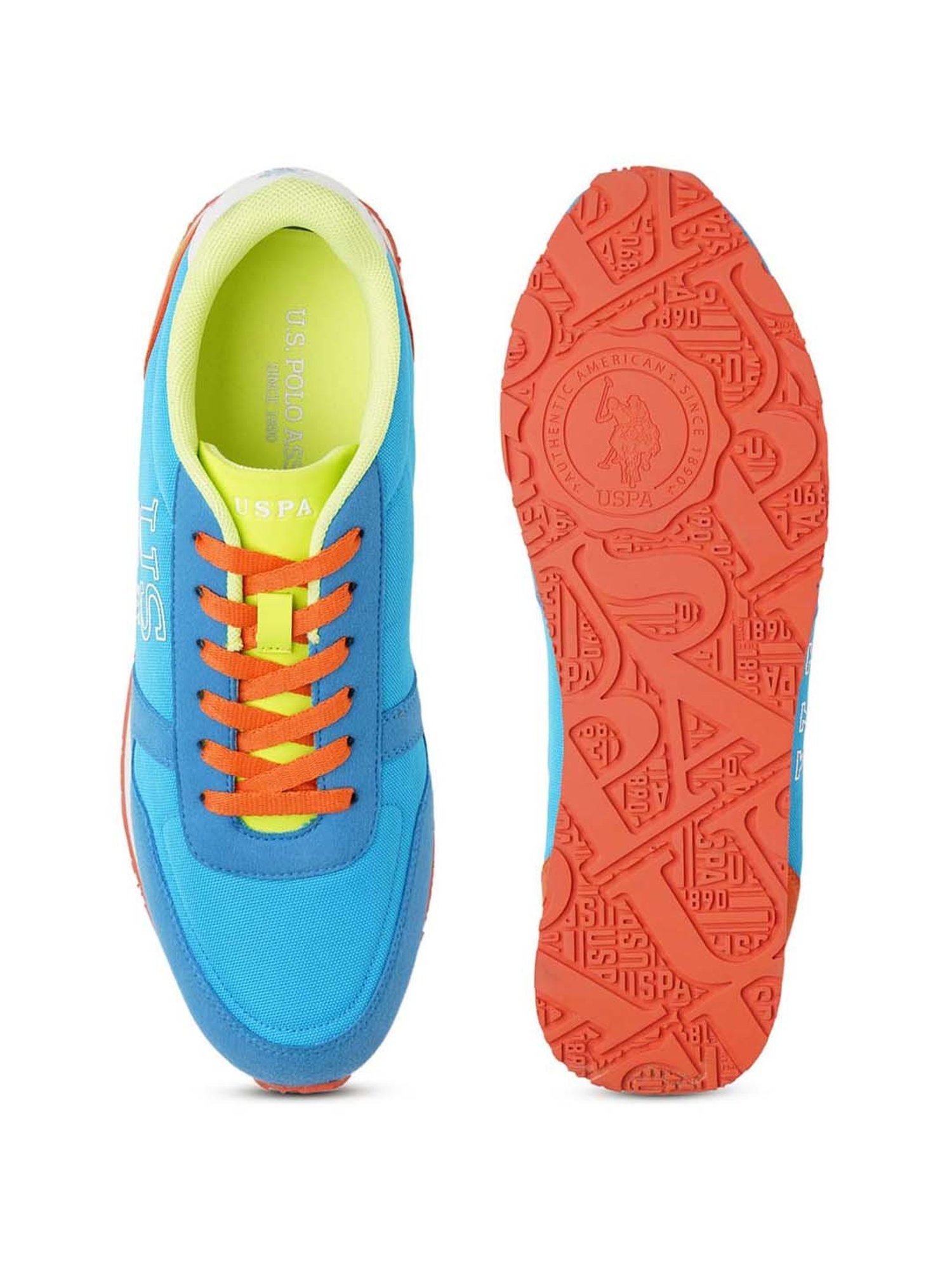 U.S. Polo Assn. Men's CREGON Royal Blue Casual Sneakers