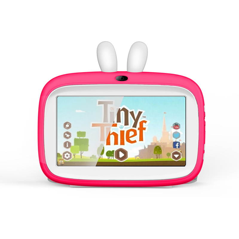 Mini Tablet 7 Inch RK3126  Colorful Mini Baby 1.3GHz 7 Inch 5-7 hours Tablet Pink TABLET-KIDS-Q88-P