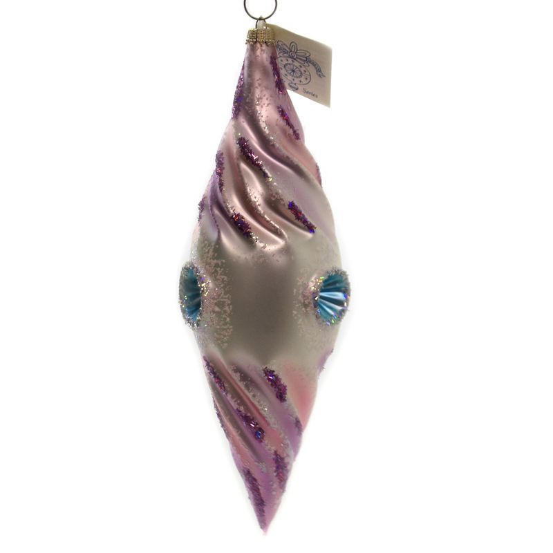 Larry Fraga Simple Classic Purple Ornament Christmas Reflector  -  Tree Ornaments