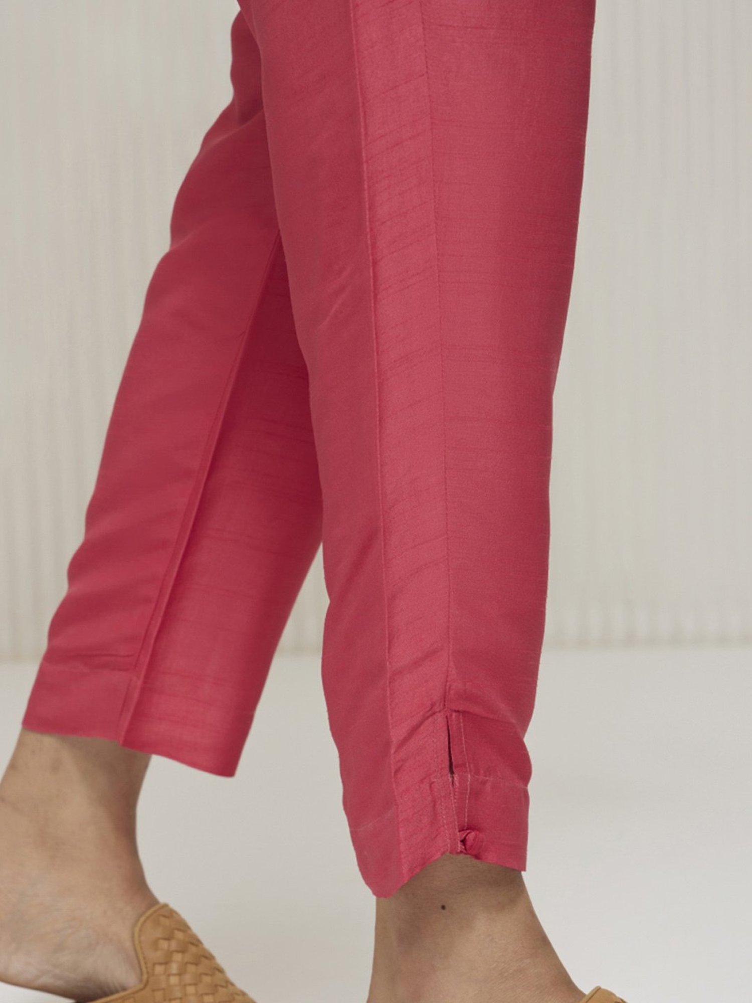 Castle Black Embroidered Palazzos