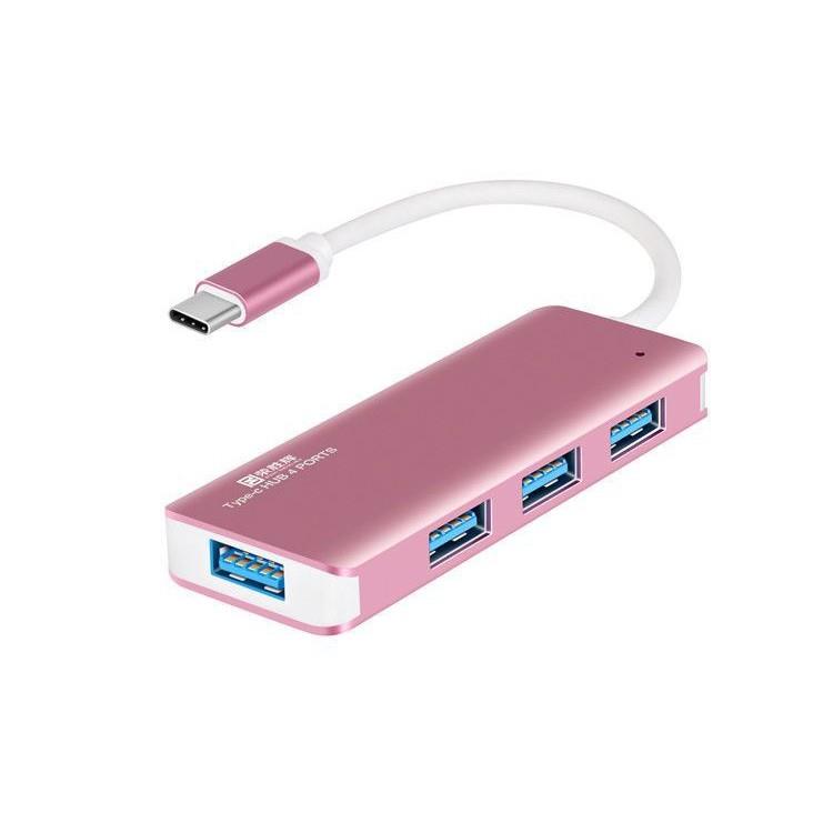 5Gbps Aluminum USB 3.0 TYPE C 4Port HUB for Type -C Notebook PC USB Flash Drives