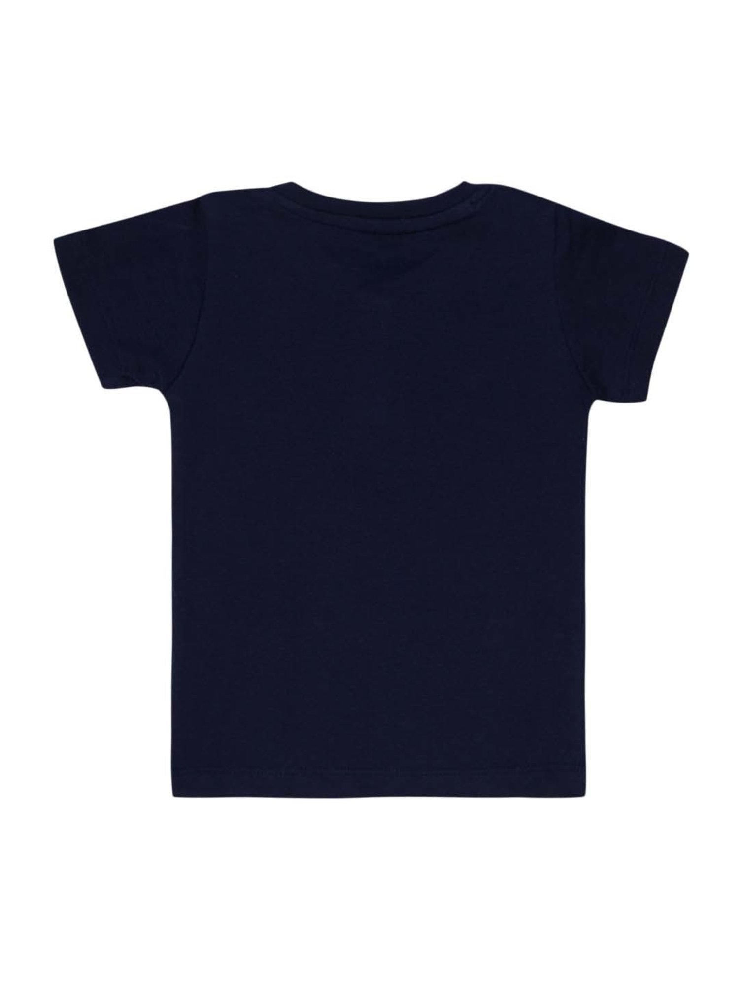 Bodycare Kids Navy Cotton Printed T-Shirt