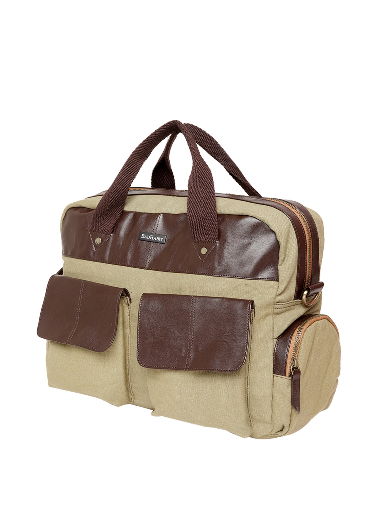 Priority Navy Synthetic Medium Messenger Bag