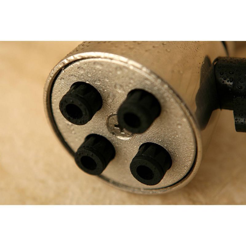 Four Jet Solid Brass 2-inch Shower Head Satin Nickel - Kingston Brass