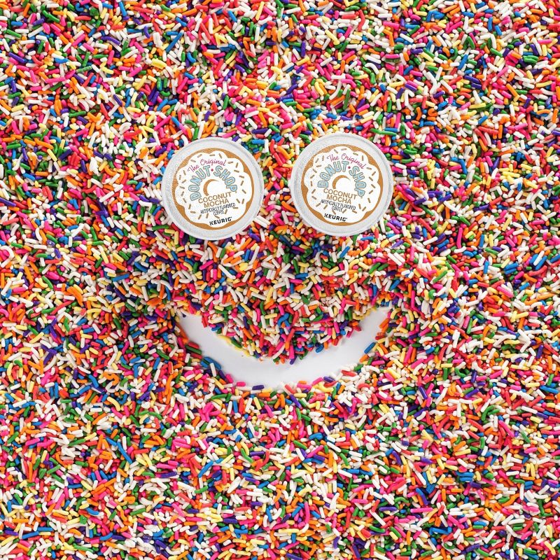 The Original Donut Shop Duos Coconut + Mocha Keurig Single-Serve K-Cup Coffee Pods, Medium Roast Coffee - 24ct