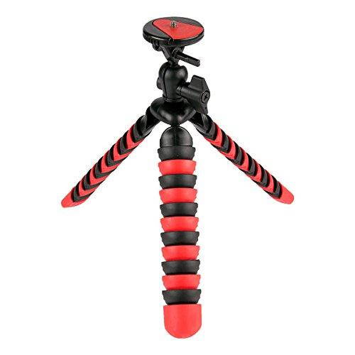 VIVITAR VIV-SP-12-RED Large Rubberized Spider Tripod (Red)