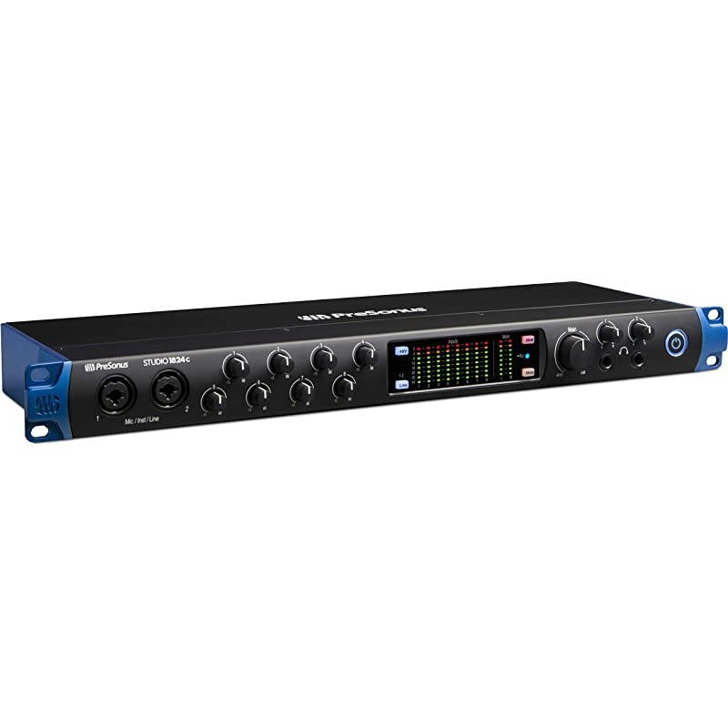 Studio 1824c 18x20, 192 kHz, USB Audio Interface with Studio One Artist and Ableton Live Lite DAW Recording Software
