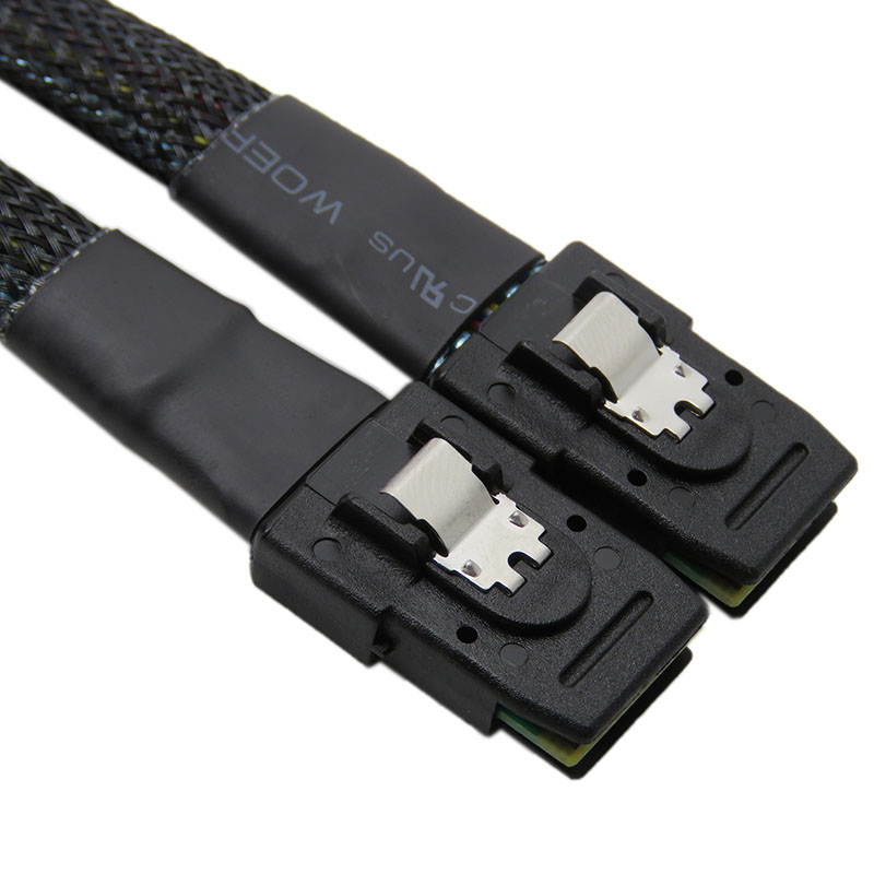 CableDeconn SFF-8087 to SFF8087 Mini SAS 36 Pin to Mini SAS 36P 6G / S Data Cable 0.7m