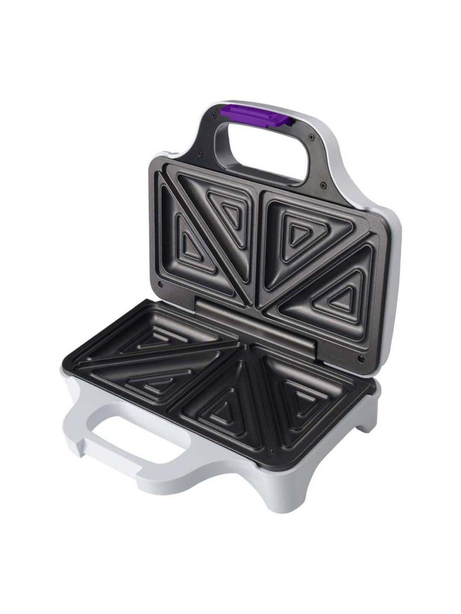 Borosil Sandwich Maker 700W Non Stick Coating (Black)