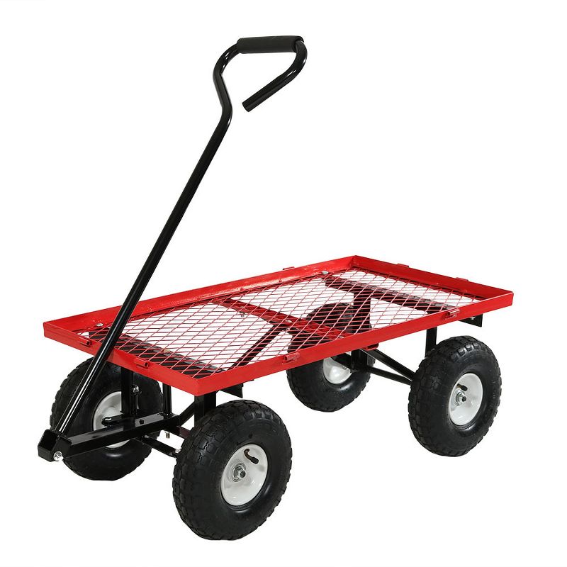 Gorilla Carts Steel Utility Garden Cart with Removable Sides Capacity