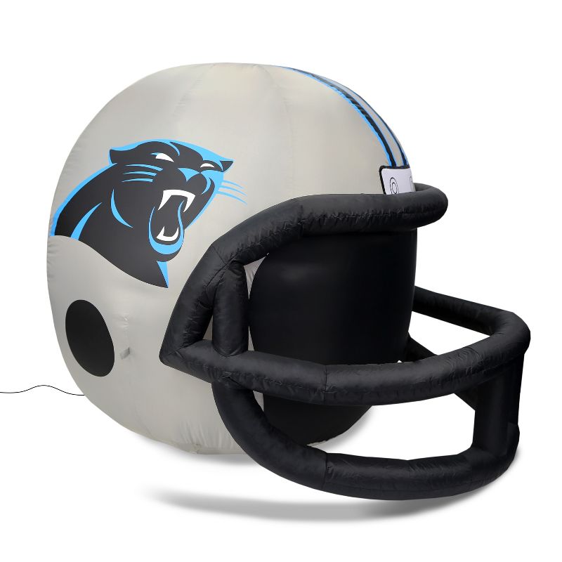 Fabrique NFL CAROLINA PANTHERS Team Inflatable Helmet   4 ft., 4 ft Tall, Silver