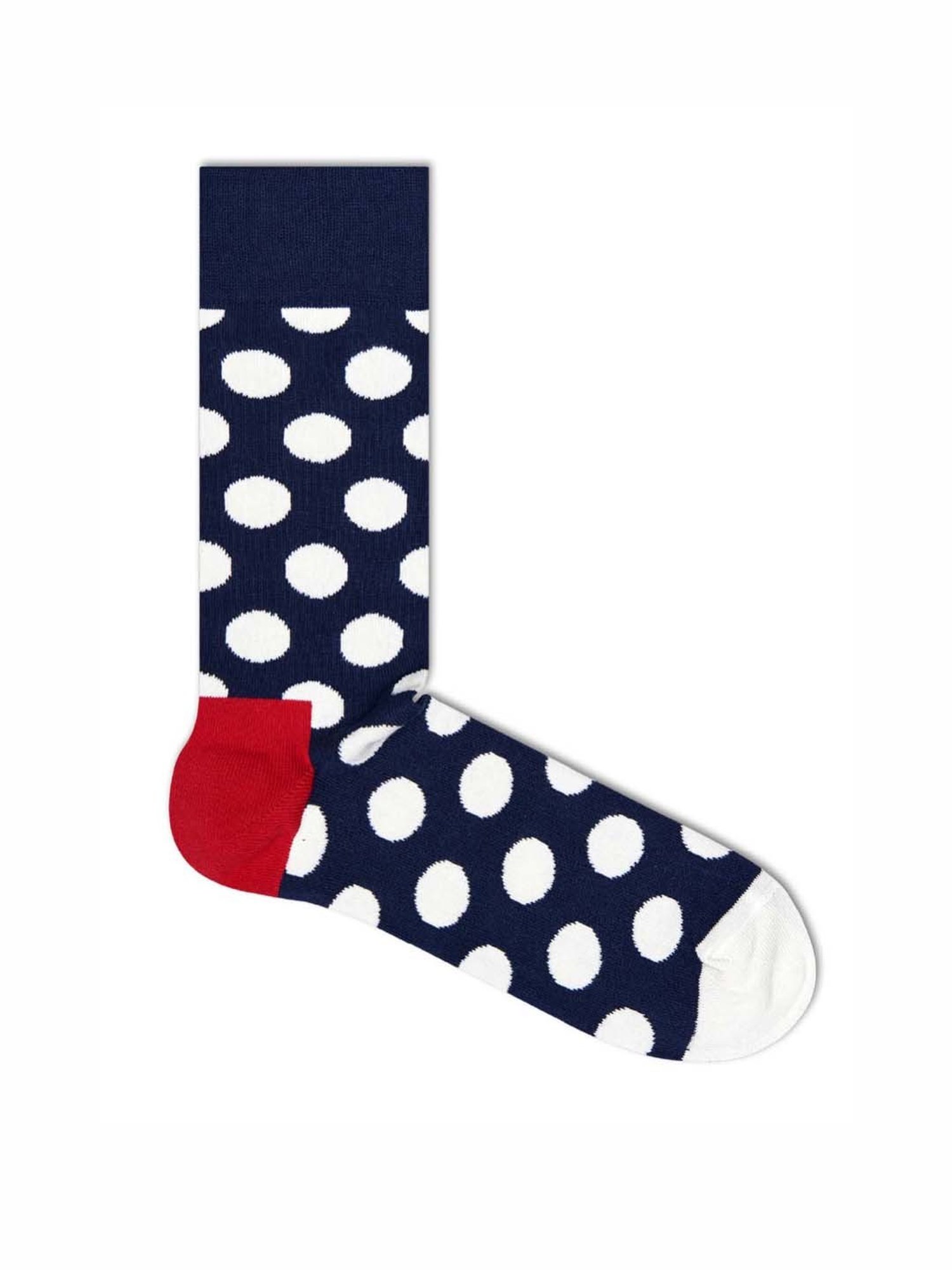 Happy Socks Big Dot Blue Cotton Printed Socks (41-46)
