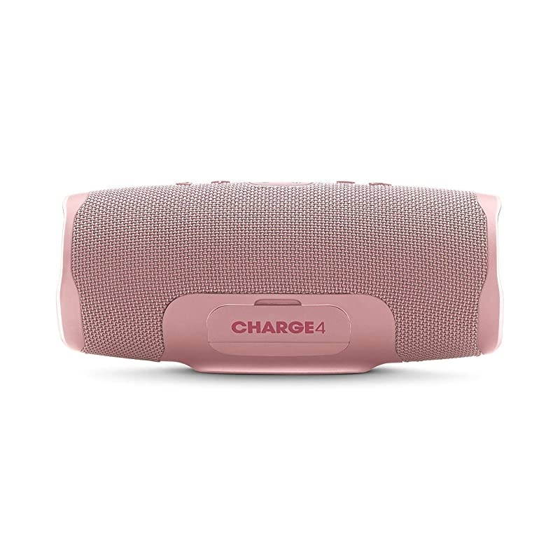 Charge 4 Portable Waterproof Wireless Bluetooth Speaker Bundle with divvi Charge 4 Protective Hardshell Case Pink
