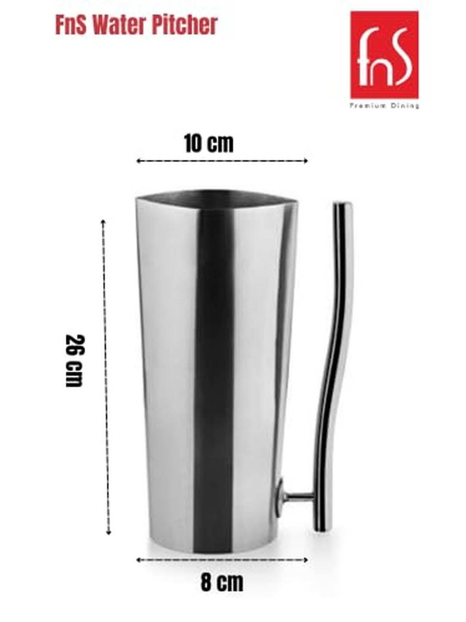 Pasabahce Transparent Victorian Caraffe Pitchers (1.18 L)