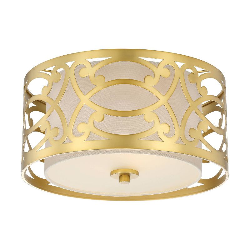 Home4U Golden Hanging Light - Set of 1