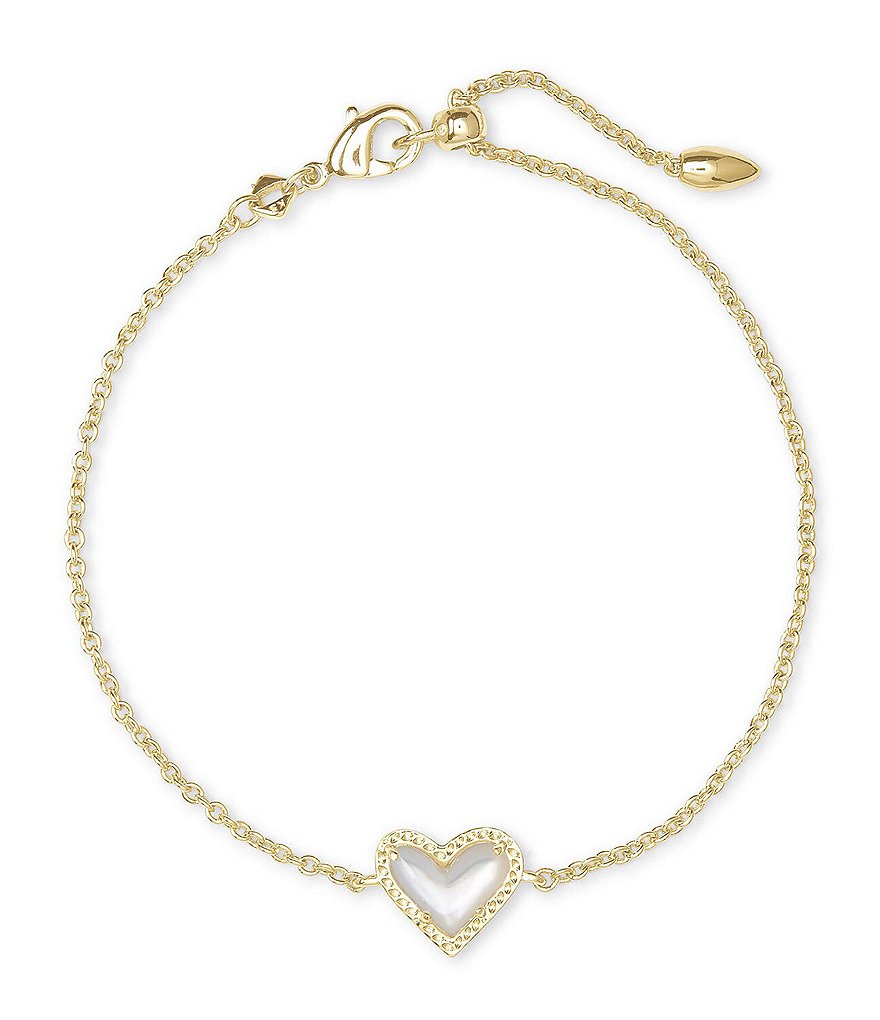 Kendra Scott Ari Heart Gold Chain Bracelet