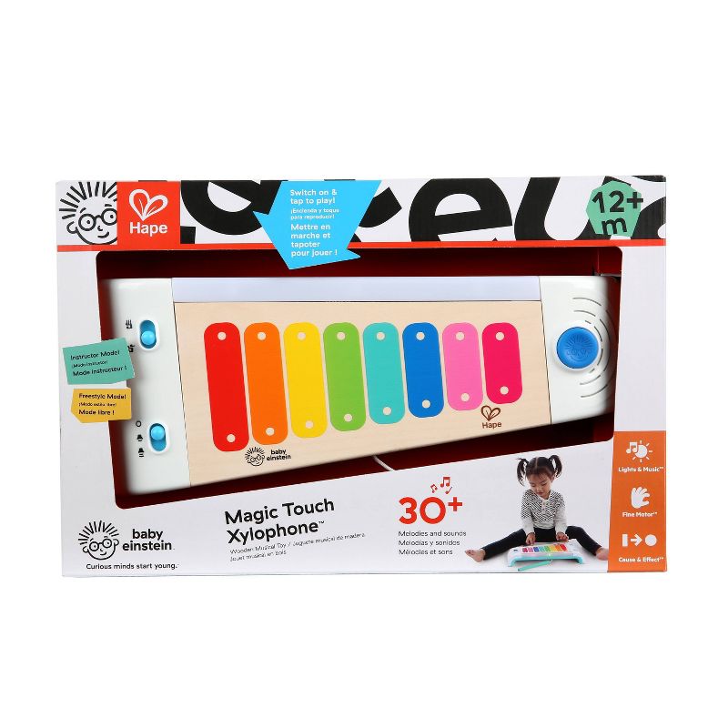 Baby Einstein Magic Touch Xylophone Wooden Musical Toy with Lights