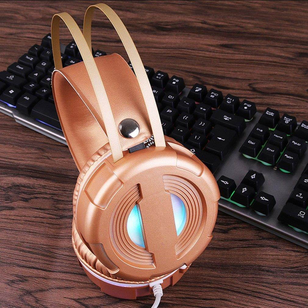 G3 Professional Headset With Super Bass Music Headband Noise Cancealing Headphone with Microphone Colorful LED Light