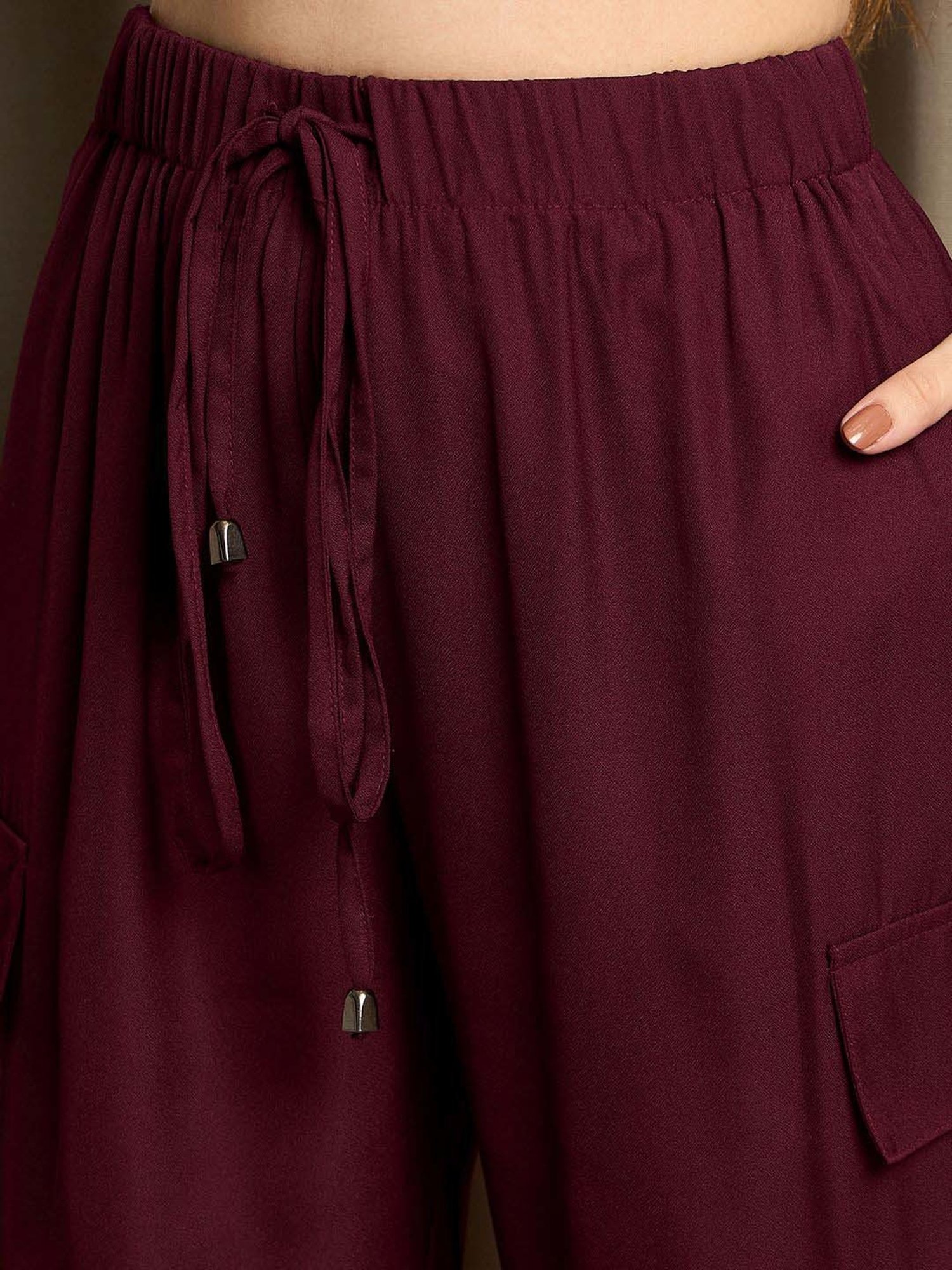 KENDALL + KYLIE Black Mid Rise Bootcut Pants