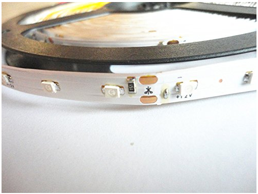 High Power 12V 5M 3528 Flexible LED Strip Lights Waterproof 300 Units 24W (RGB)