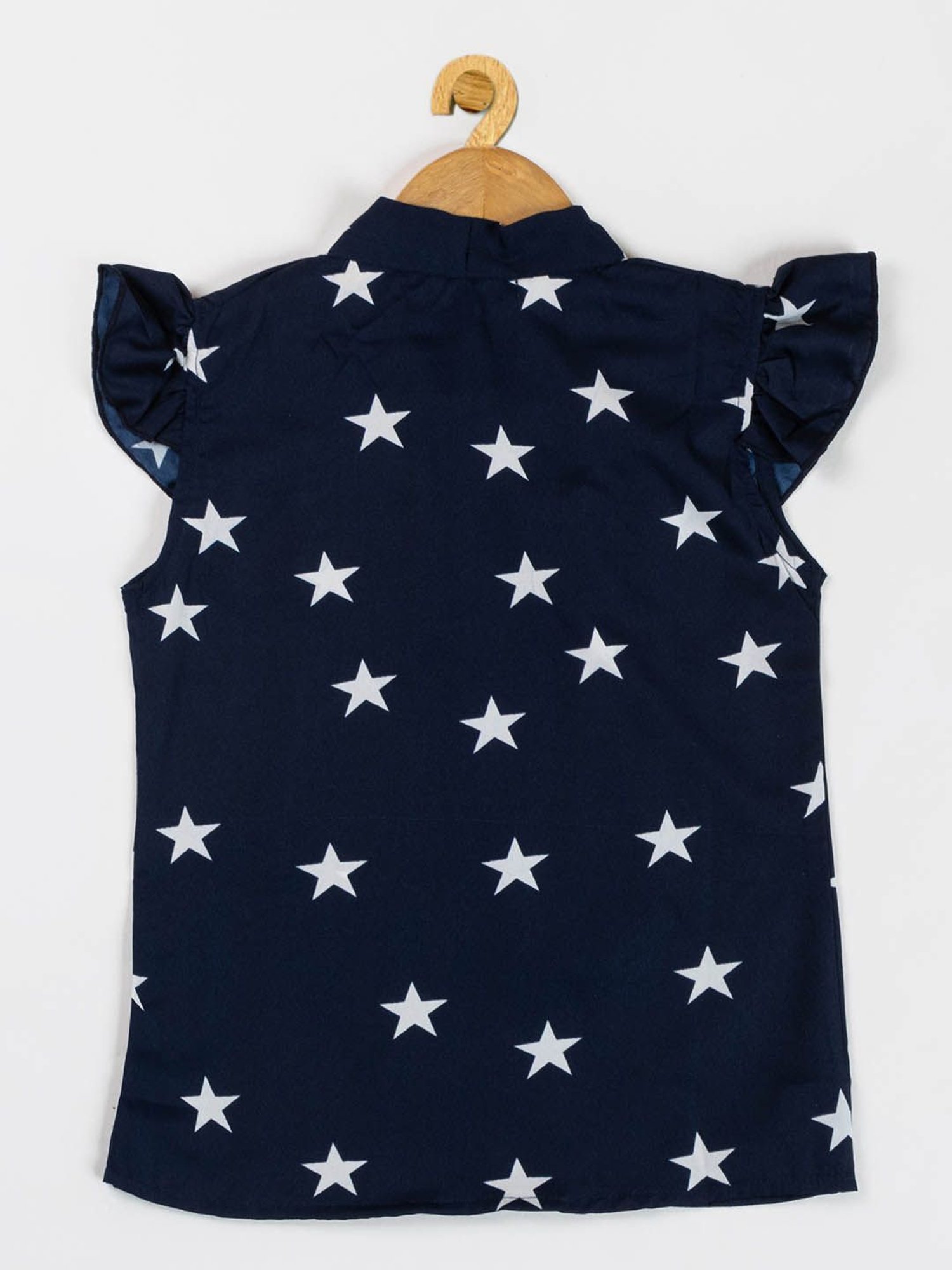 NINS MODA Kids Navy Printed Top