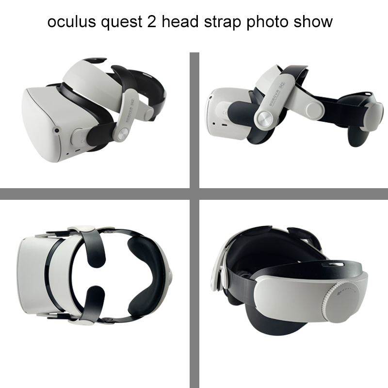 For Oculus Quest 2 Elite Adjustable Head Strap Increase Supporting Improve Comfort-Virtual For Oculus Quest 2 VR Accessories