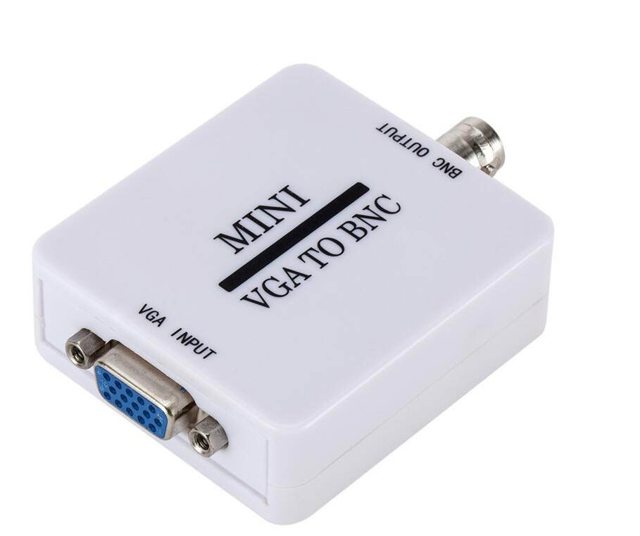 Mini HD VGA to BNC Video Converter Convertor Box Composite VGA to BNC Adapter Conversor Digital Switcher Box For HDTV Monitor
