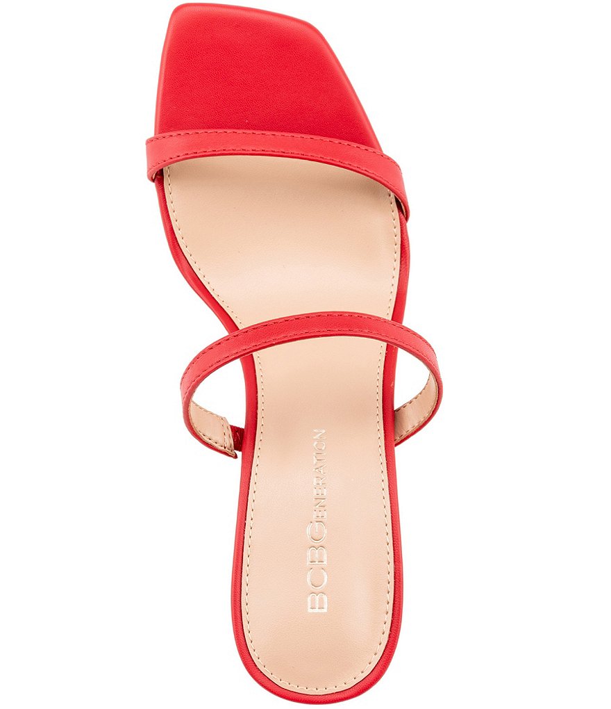BCBGeneration Salin Leather Slide Dress Sandals