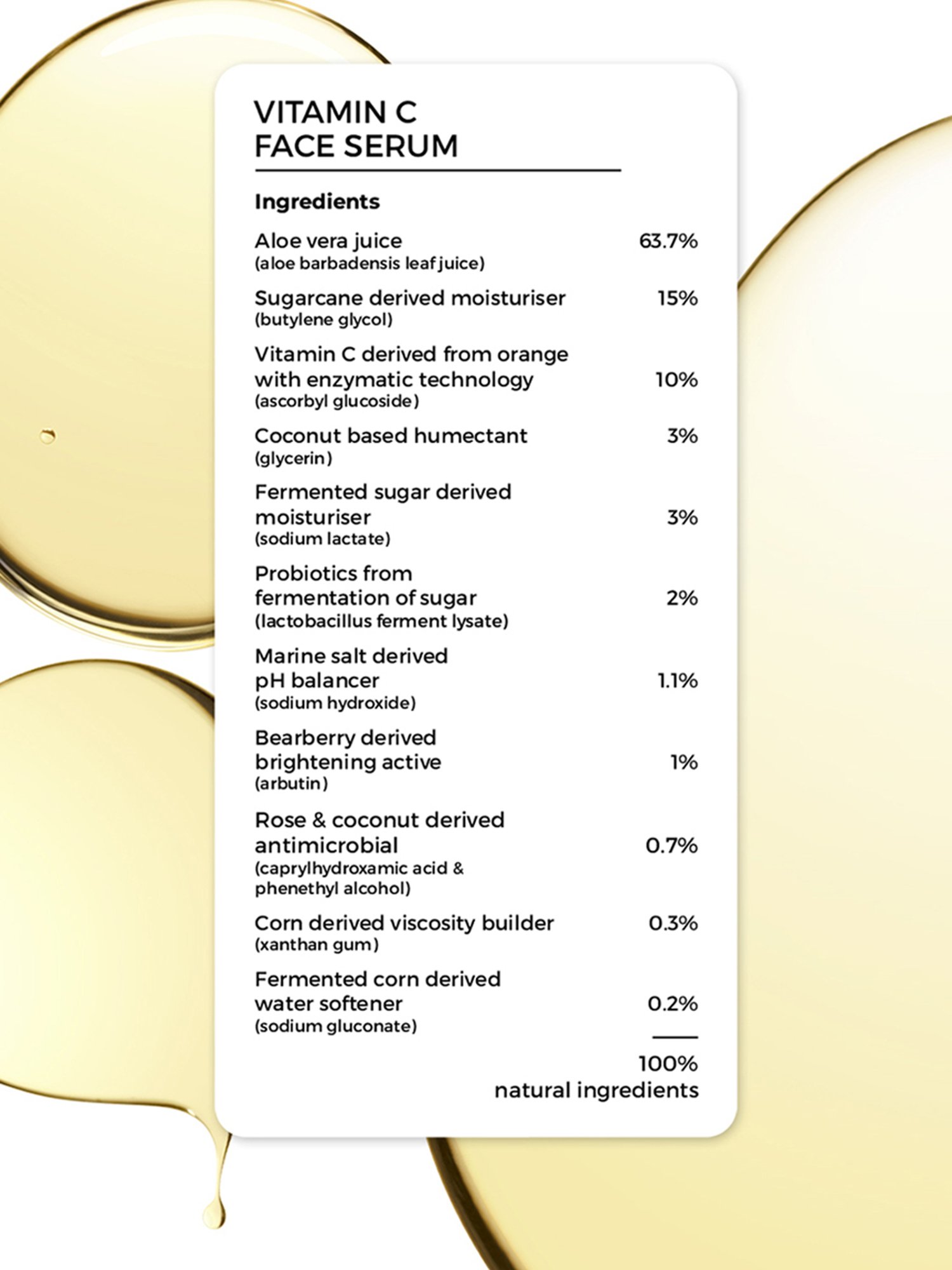 Brillare 100% Natural Vitamin C Face Serum - 30 ml