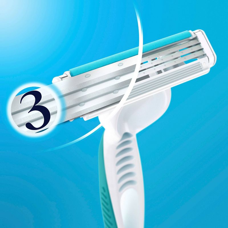 Venus Simply 3 Sensitive Women's Disposable Razors - 4ct