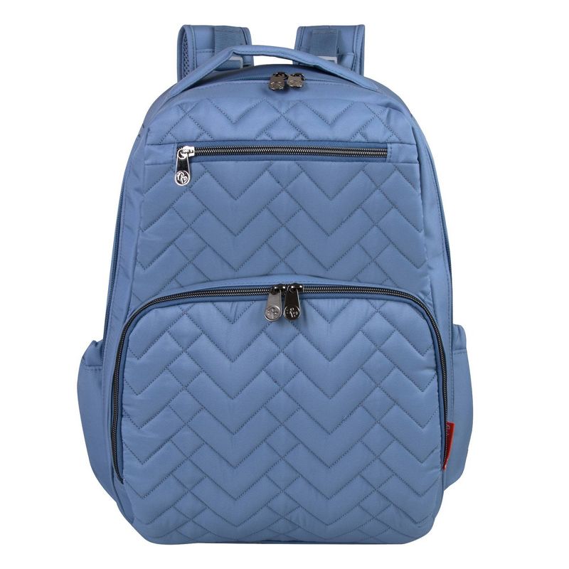 Fisher-Price Morgan Quilted Backpack - Slate Blue