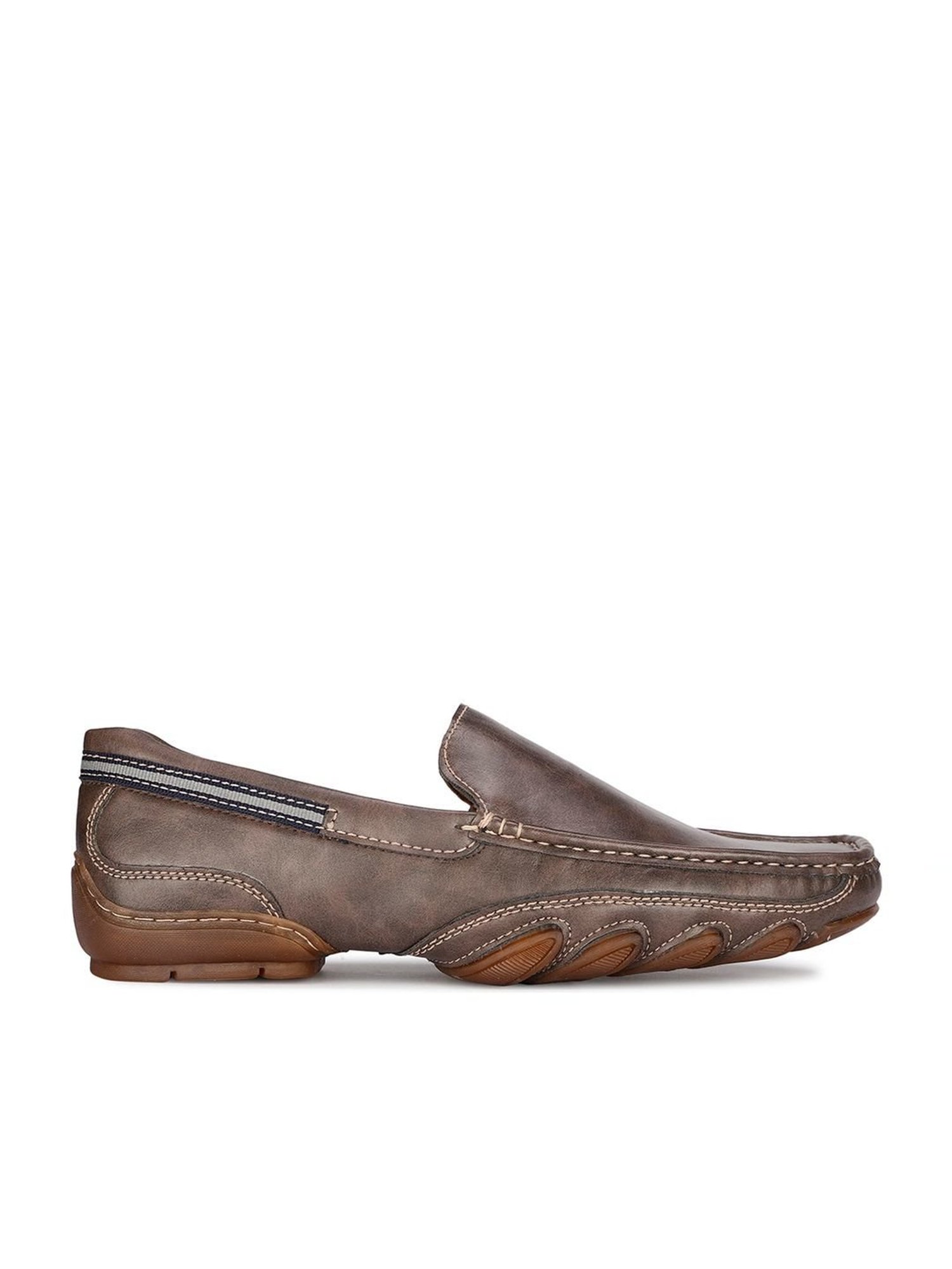 Bata Men's MOCCA Brown Loafers