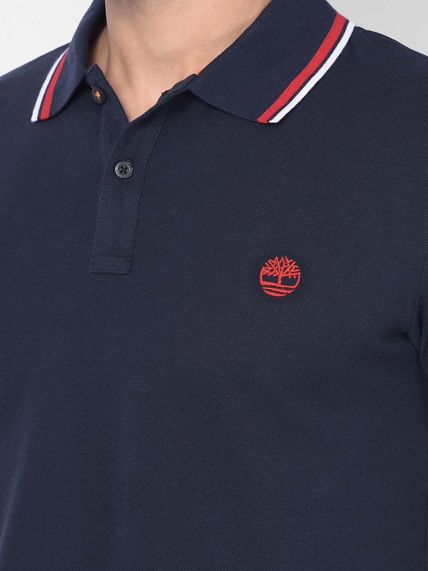 Timberland Navy Regular Fit Polo T-Shirt